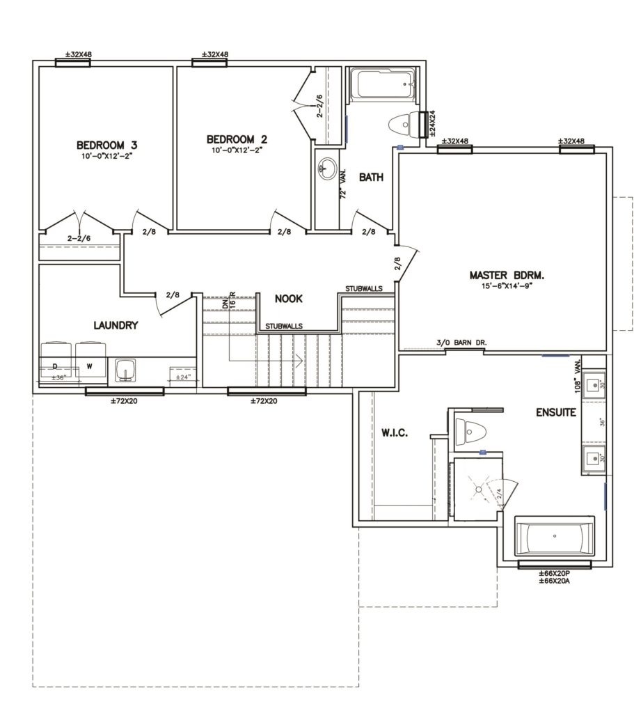 Two Storey - Second Floor Plan
