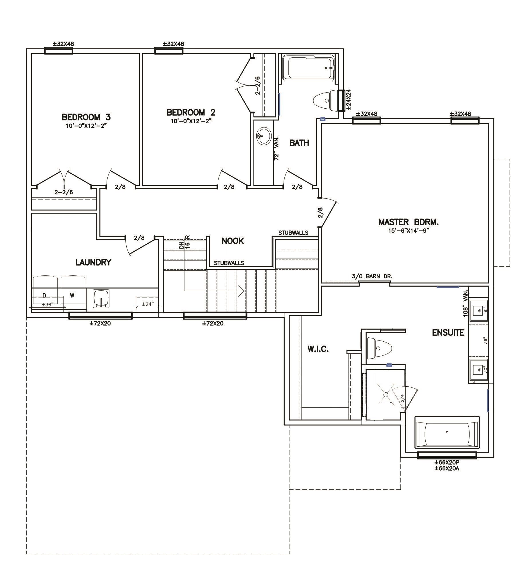 Two Storey - Second Floor Plan