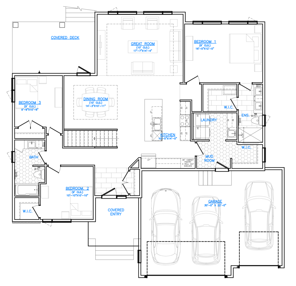 Main Floor Plan Cascade Home Concept