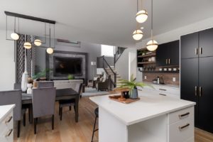 open concept living area