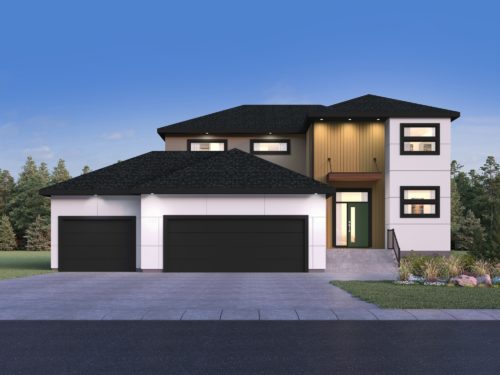 New contemporary two-storey design