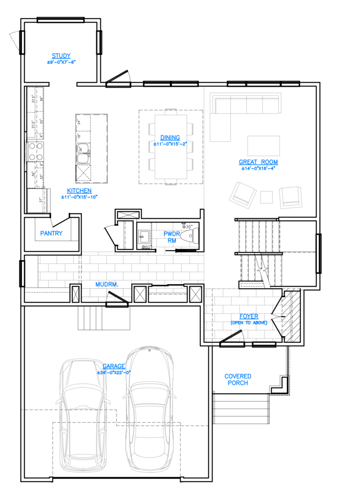 Main Floor Plan - Mackenzie