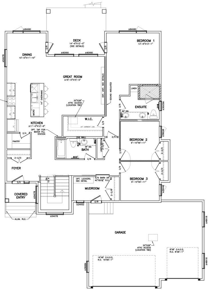 Main floor plan